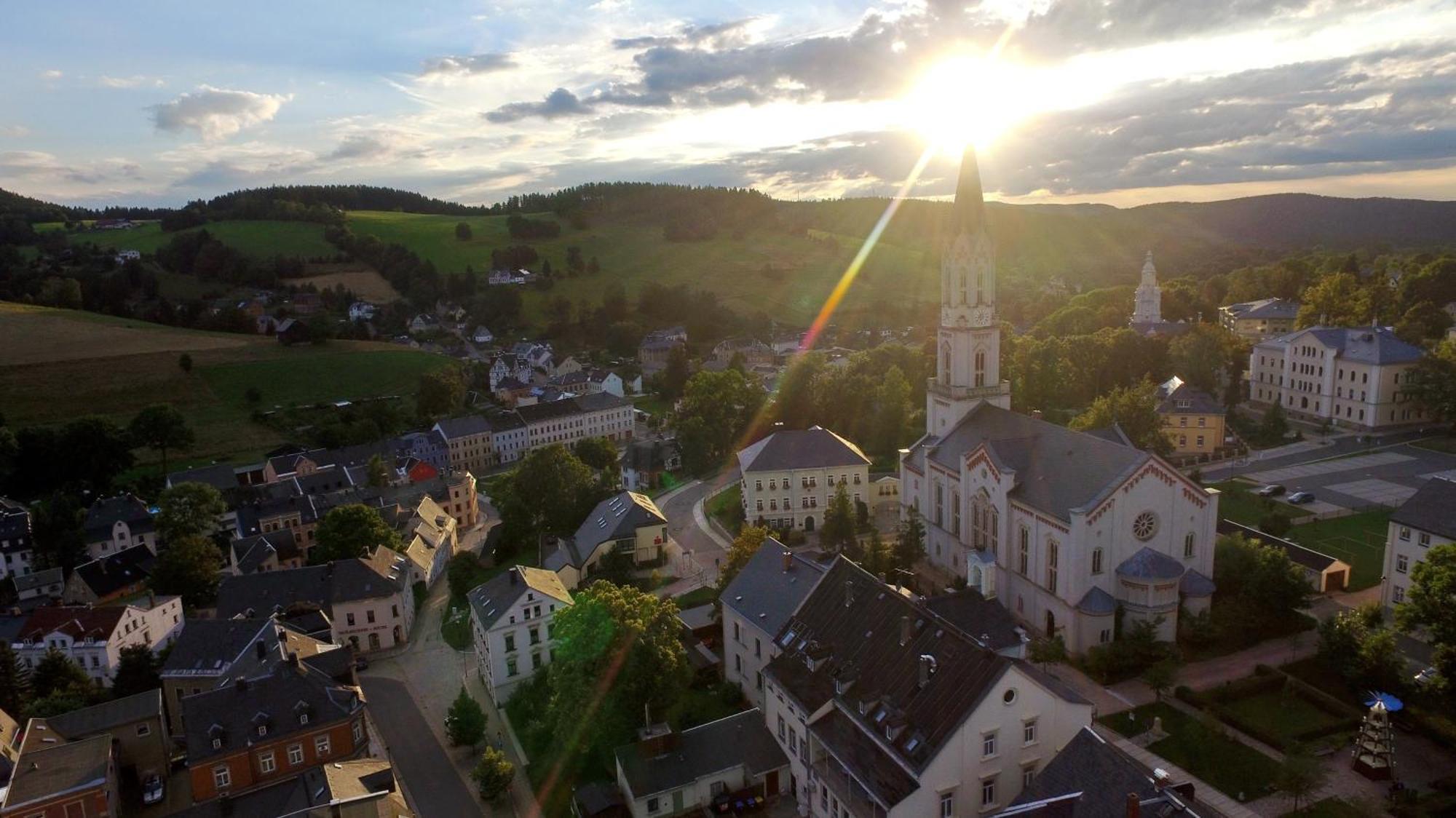 Ferienwohnung Am Bergmannsbrunnen Schönheide المظهر الخارجي الصورة